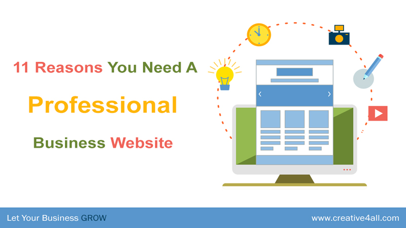 11 Reasons You Need A Professional Business Website – Blog – Web Design ...