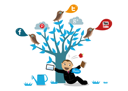 Work On Your Social Media, Not In It