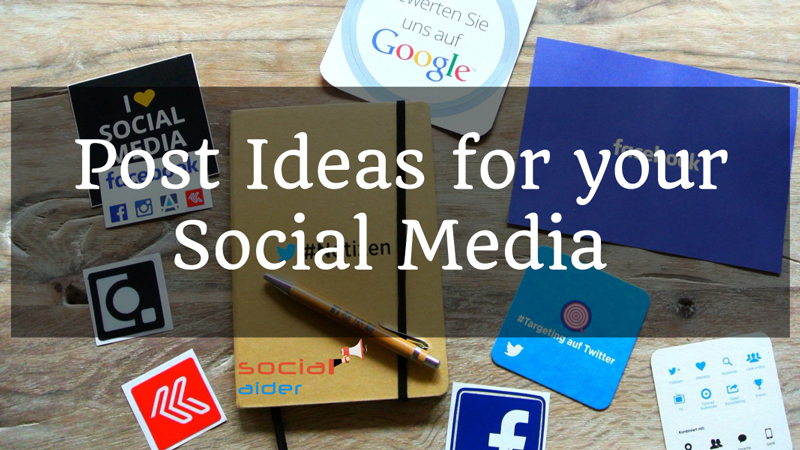 How To Get New Ideas For Your Social Media