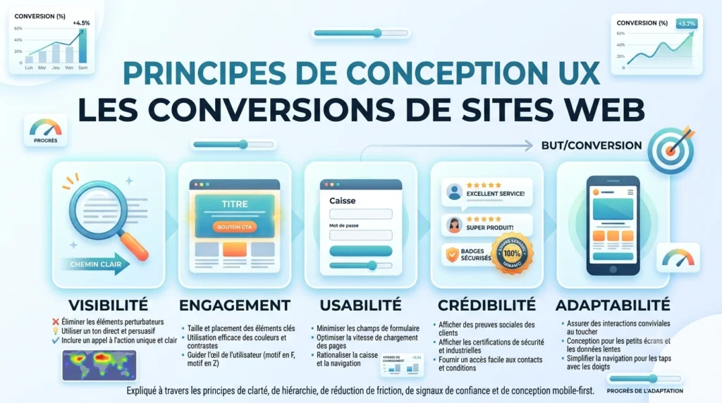 Principes UX Qui Augmentent les Conversions d'un Site