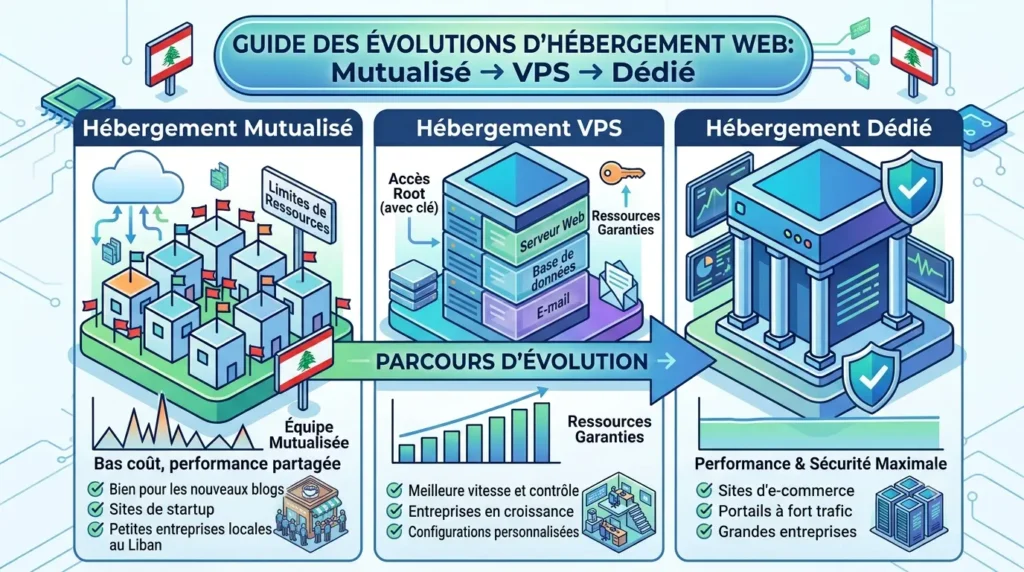 Hébergement Mutualisé vs VPS vs Dédié : Que Choisir ?