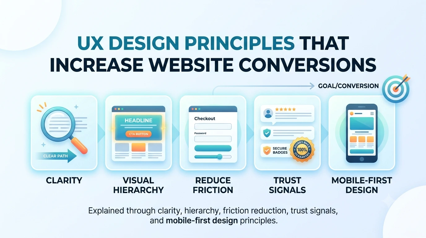 UX Design Principles That Increase Website Conversions
