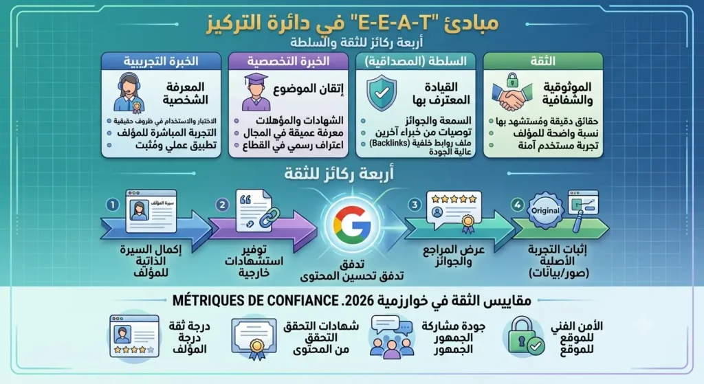 E-E-A-T بالشرح: كيف تحكم جوجل على الثقة