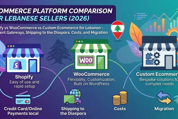 Ecommerce Platform Comparison for Lebanese Sellers