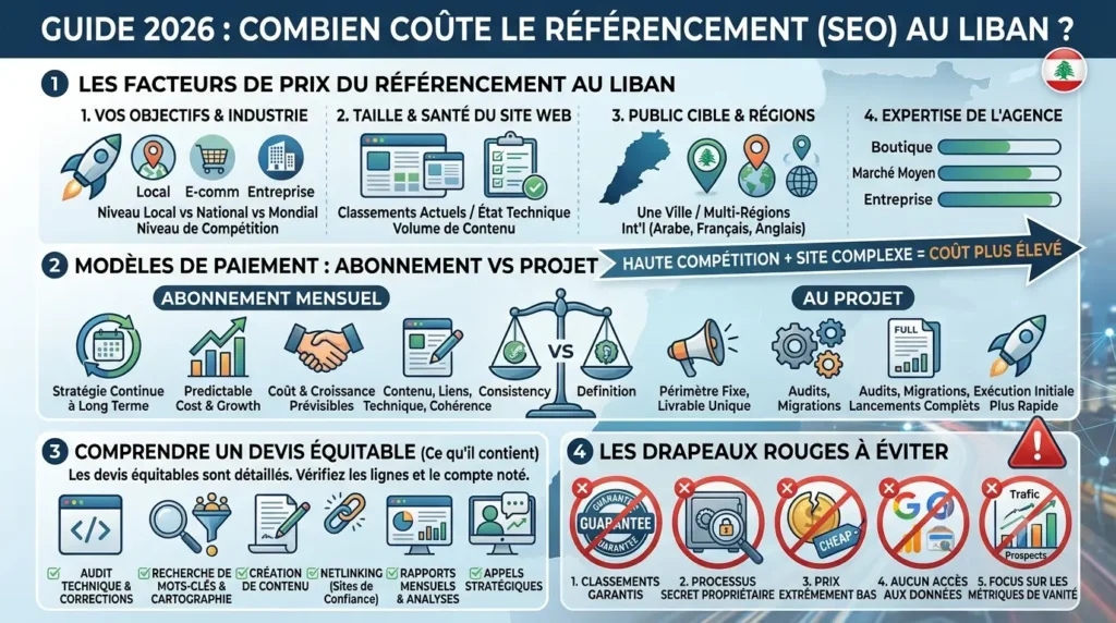 Combien Coûte le SEO au Liban ? Guide 2026