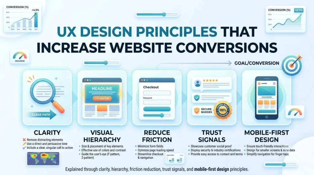UX Design Principles That Increase Website Conversions