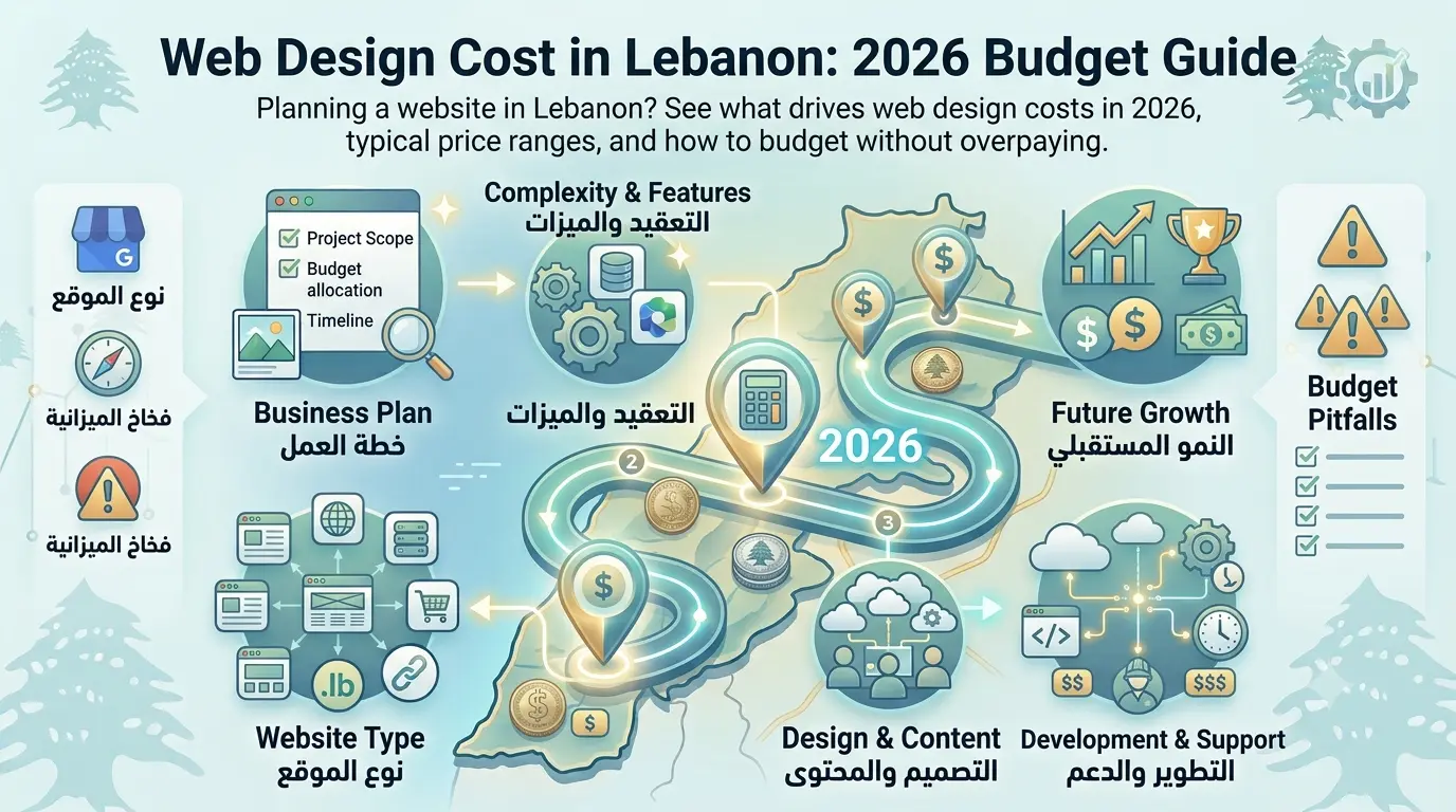 Web Design Cost in Lebanon: 2026 Budget Guide
