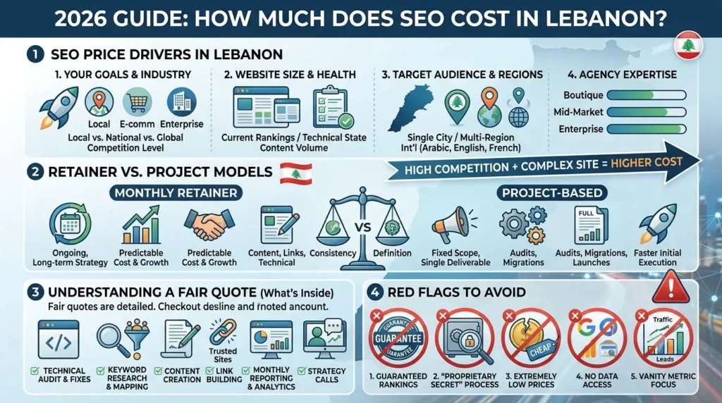 SEO Cost in Lebanon? 2026 Guide