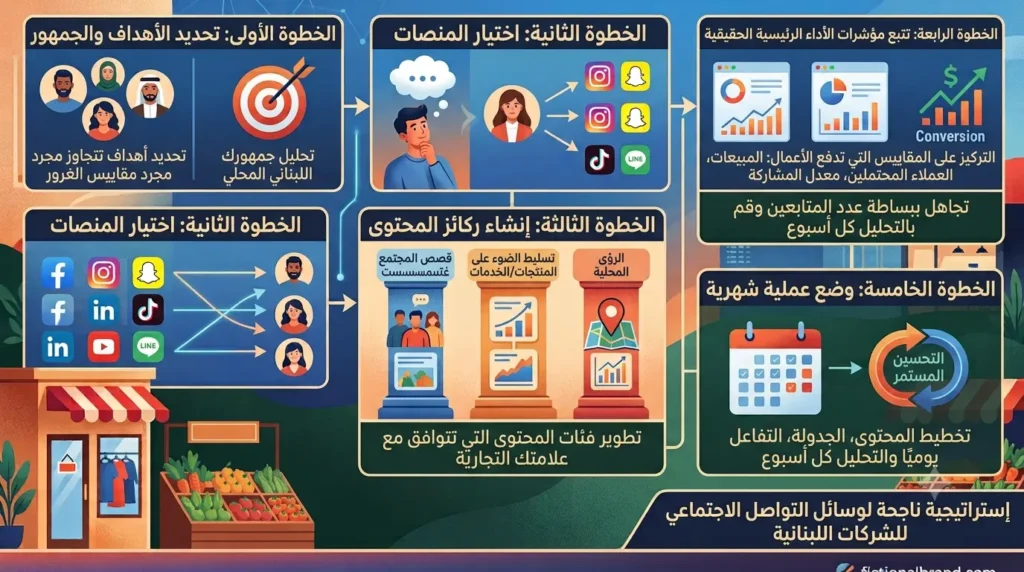 استراتيجية التسويق عبر السوشيال ميديا للشركات اللبنانية