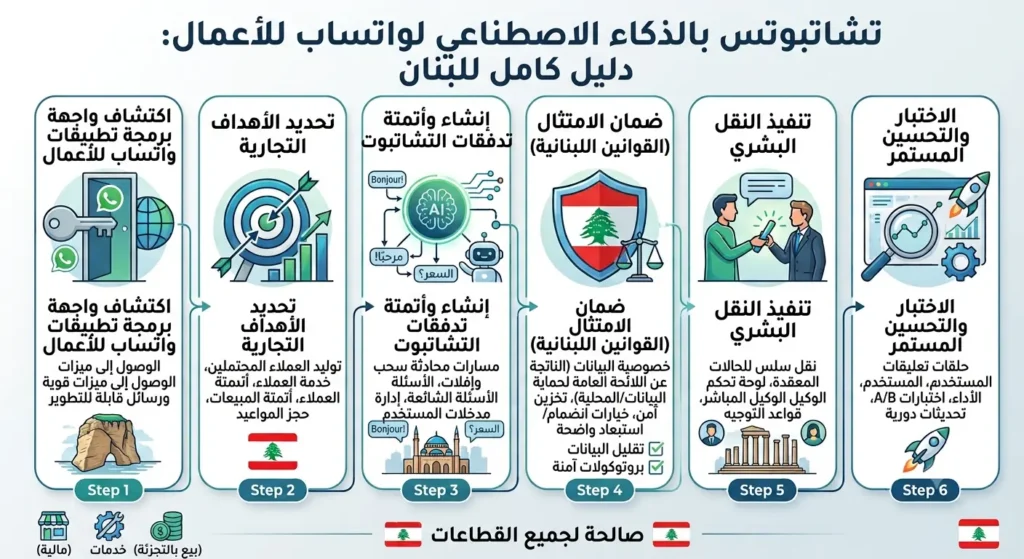 شات بوت الذكاء الاصطناعي على واتساب: دليل لبنان الشامل