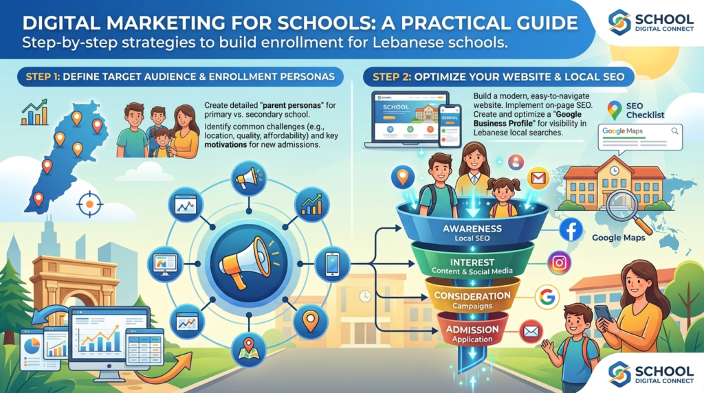 Digital Marketing for Schools Lebanon: Enrollment & Admissions