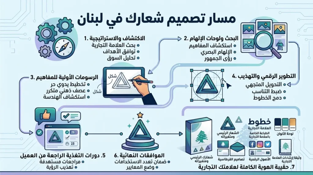 تكلفة تصميم الشعار في لبنان: ما الذي يحدد السعر؟