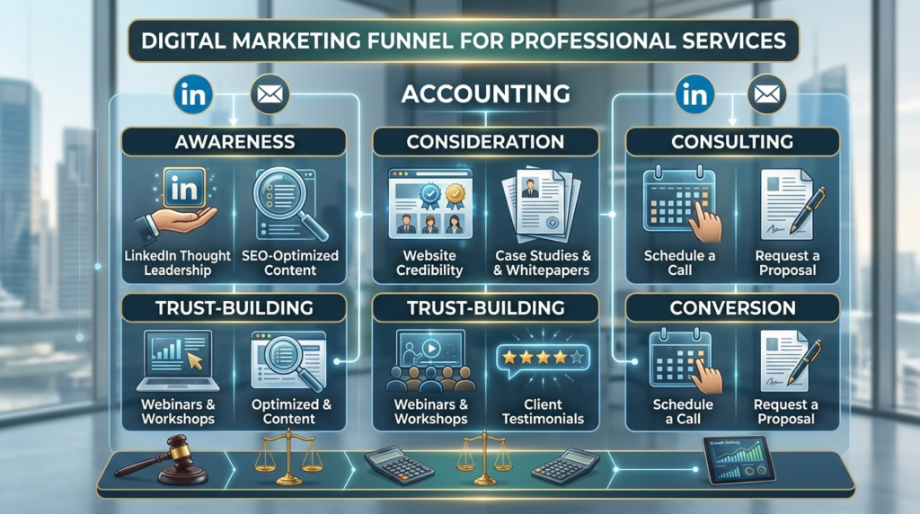 Digital Marketing for Professional Services: Legal, Accounting, Consulting