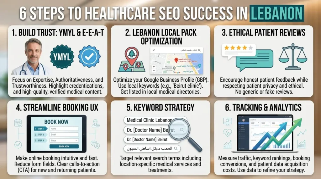 SEO for Medical Clinics and Healthcare Providers in Lebanon