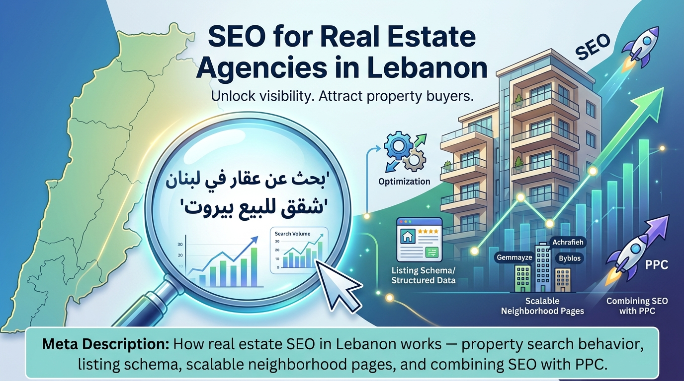 SEO for Real Estate Agencies in Lebanon