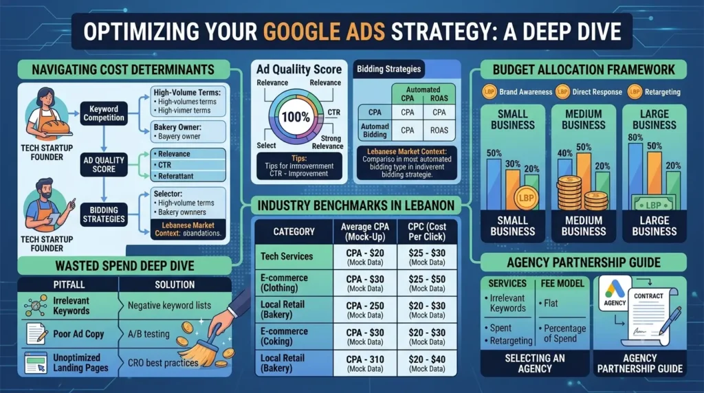 How Much Google Ads budget Lebanon?