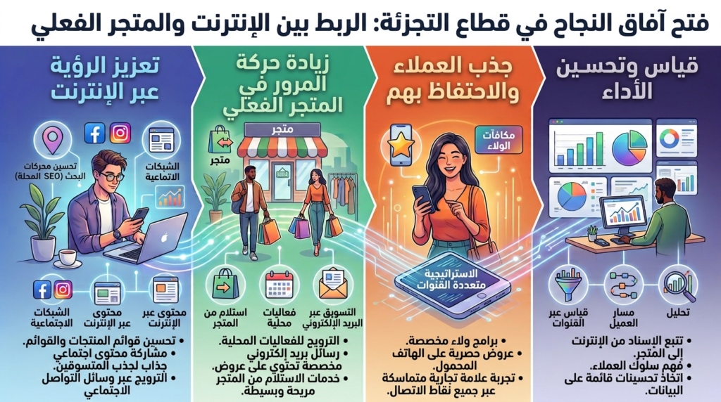 التسويق الرقمي للتجزئة: ربط الإنترنت بالمتجر