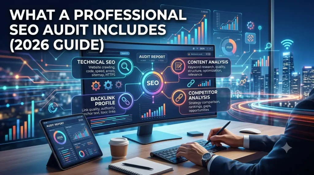 What a Professional SEO Audit Includes? (2026 Guide)