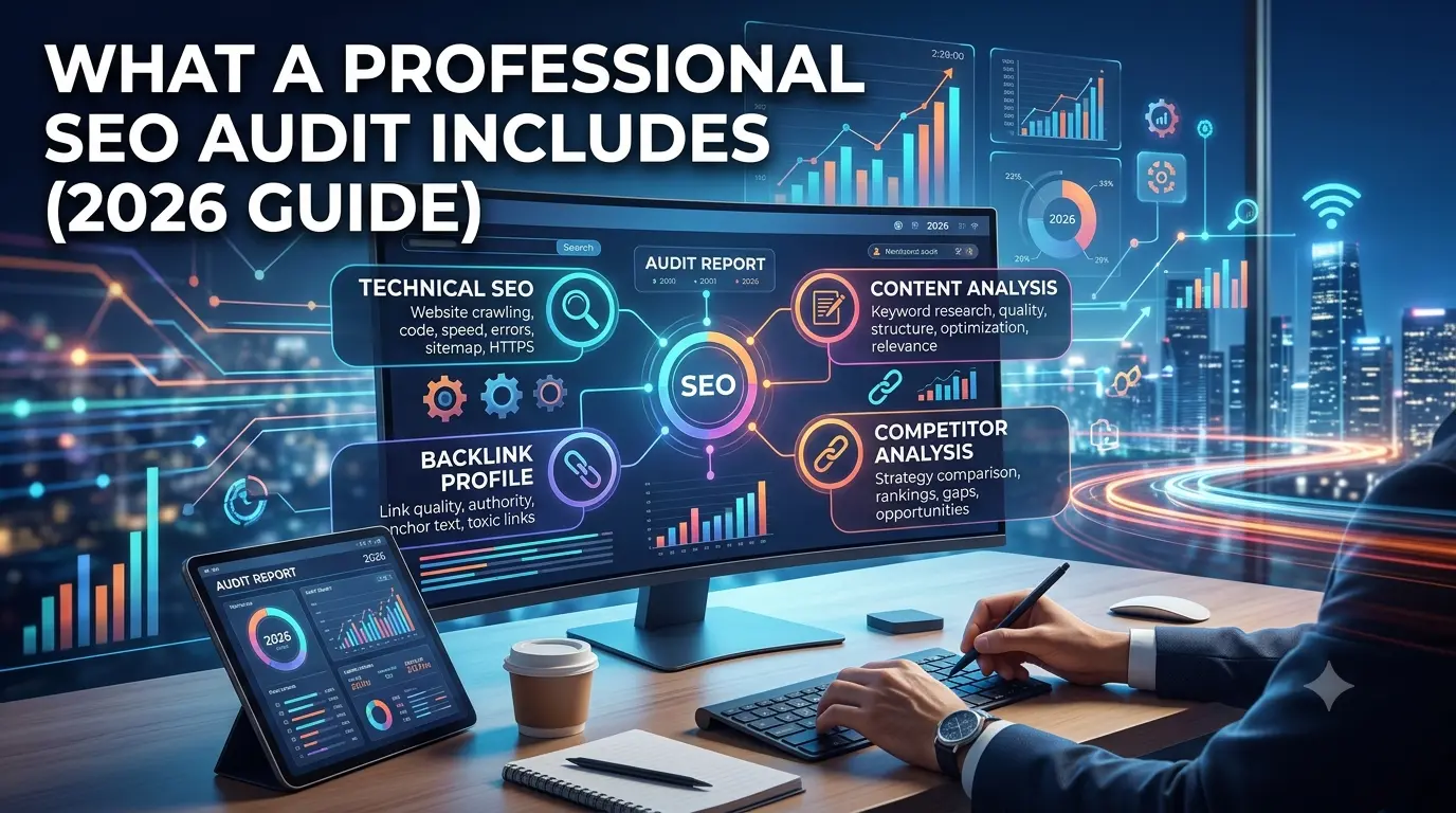 What a Professional SEO Audit Includes? (2026 Guide)