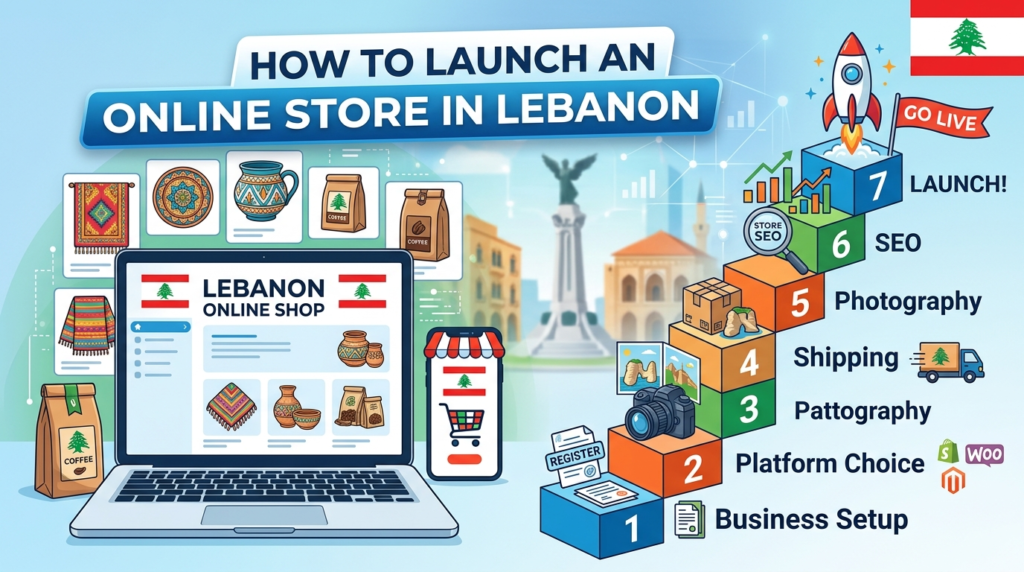 How to Launch an Online Store in Lebanon: Step-by-Step