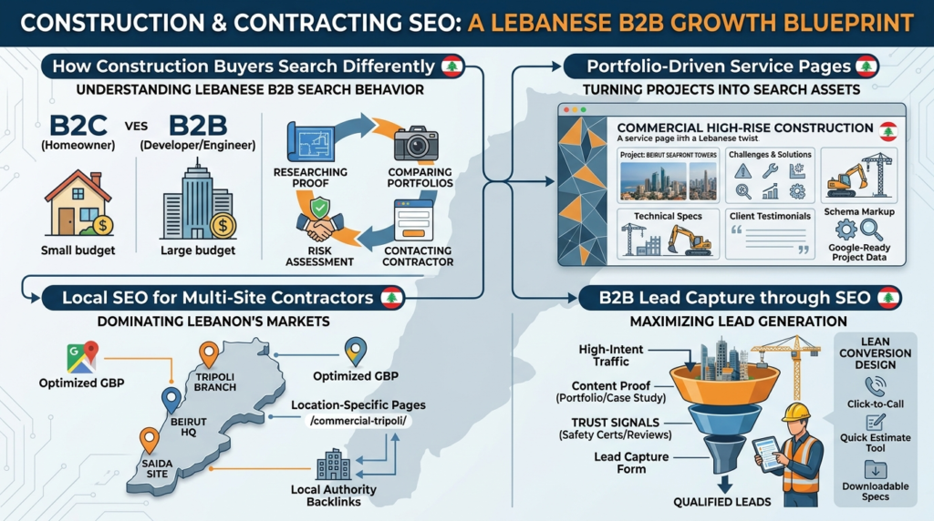 SEO for Construction and Contracting Companies in Lebanon