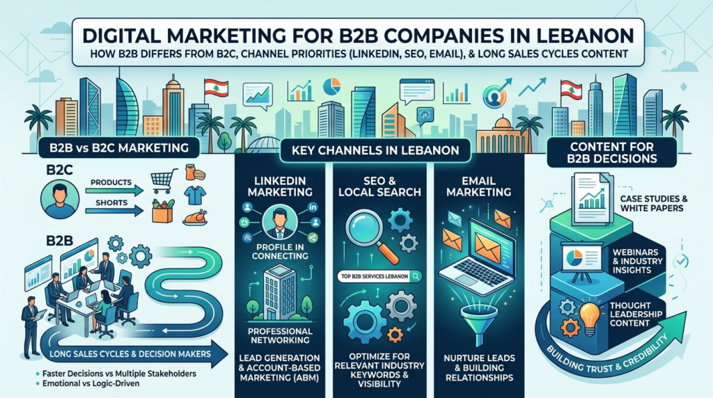 Digital Marketing for B2B Companies in Lebanon