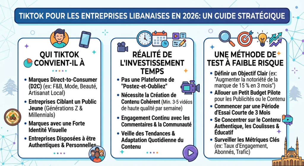 TikTok pour les Entreprises : Les Marques Libanaises Doivent-Elles y Être en 2026 ?