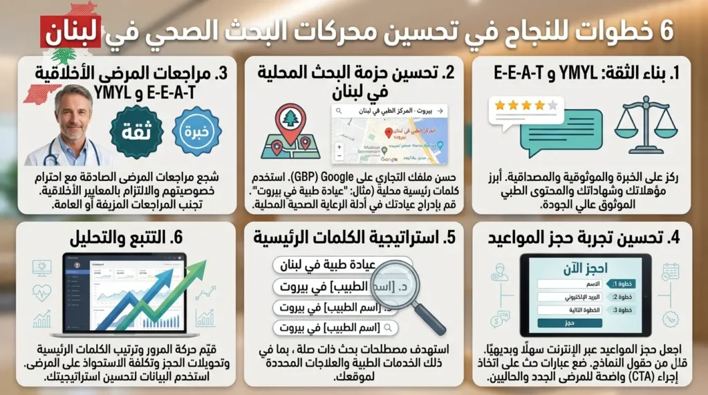 السيو للعيادات الطبية ومقدمي الرعاية الصحية في لبنان