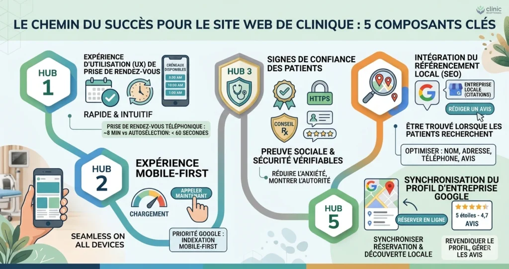Design de Site Web pour Cliniques et Cabinets Médicaux