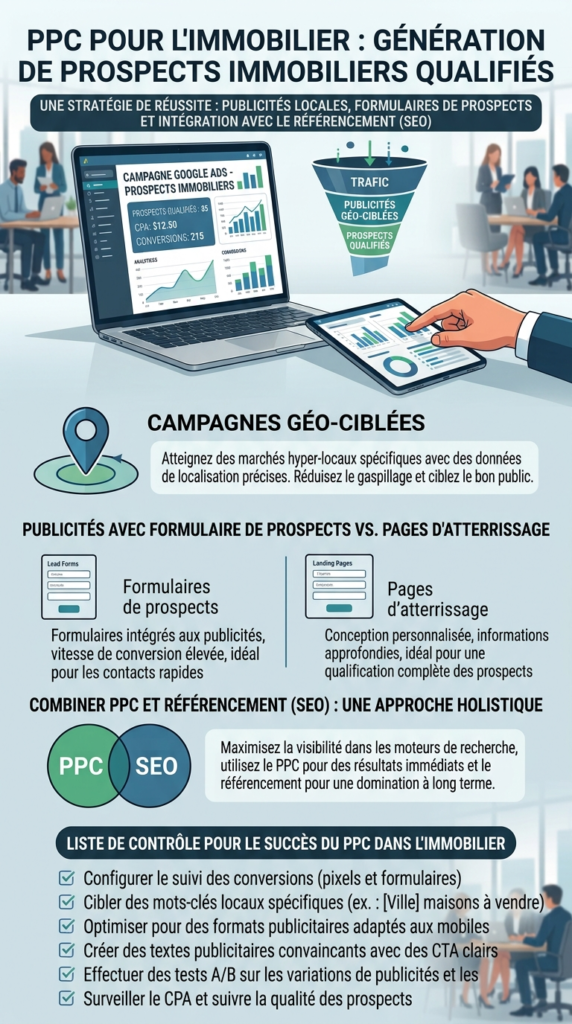 PPC pour l'Immobilier : Générer des Leads Qualifiés