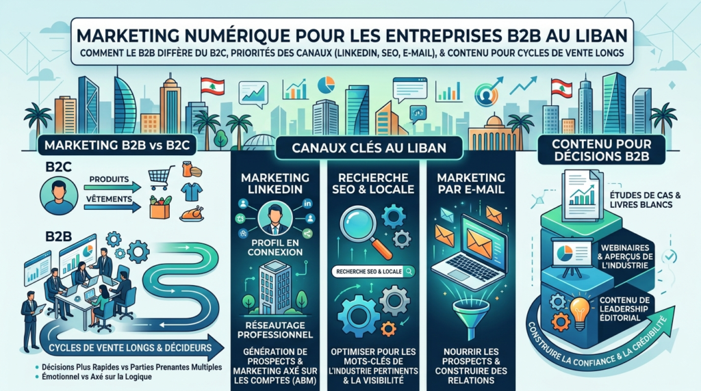 Marketing Digital pour Entreprises B2B au Liban