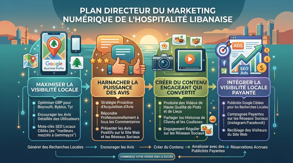 Marketing Digital pour Restaurants et Hôtels au Liban