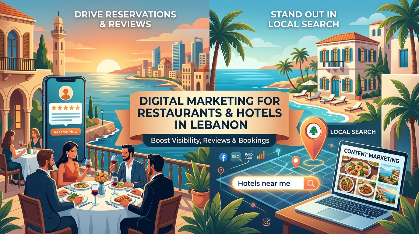 Digital Marketing for Restaurants and Hotels in Lebanon
