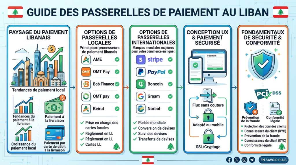 Passerelles de Paiement au Liban : Ce Que l'Ecommerce Doit Savoir