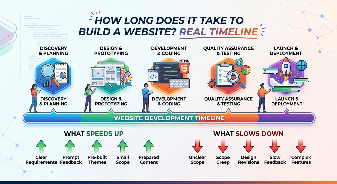 How Long Does It Take to Build a Website? Real Timeline?