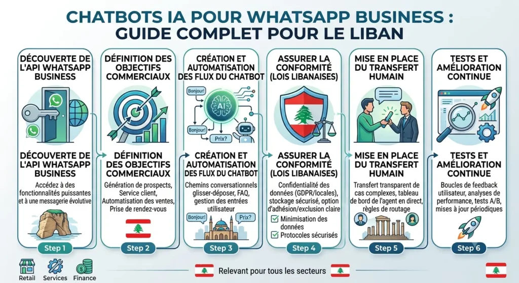 Chatbots IA WhatsApp Business : Guide Complet Liban