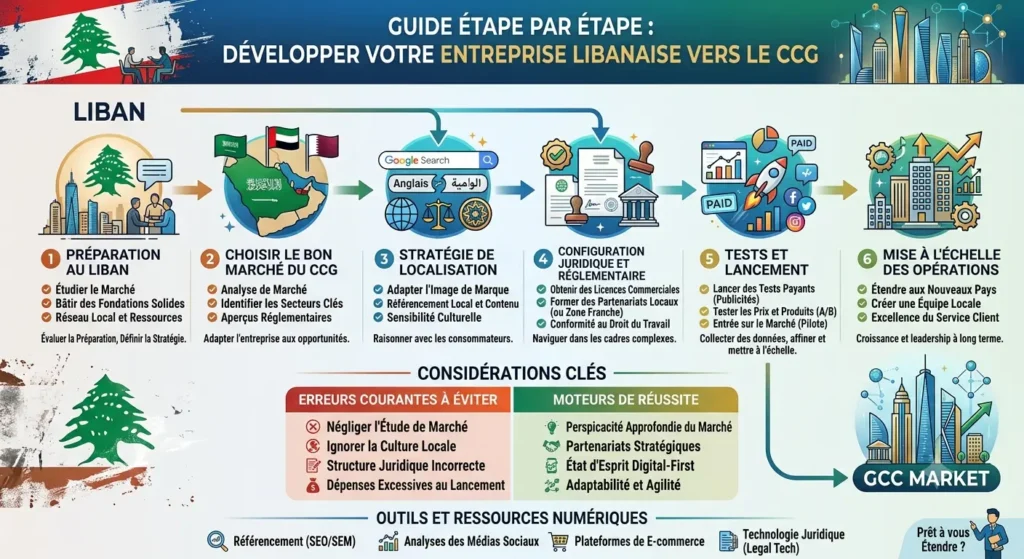 Développer Votre Entreprise du Liban vers le Golfe