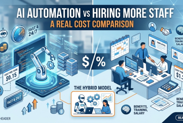 AI Automation vs Hiring More Staff: A Real Cost Comparison