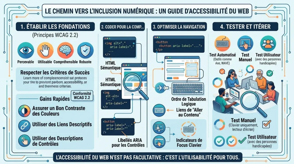 Accessibilité en Design Web : Pourquoi Elle Compte et Comment la Mettre en Œuvre