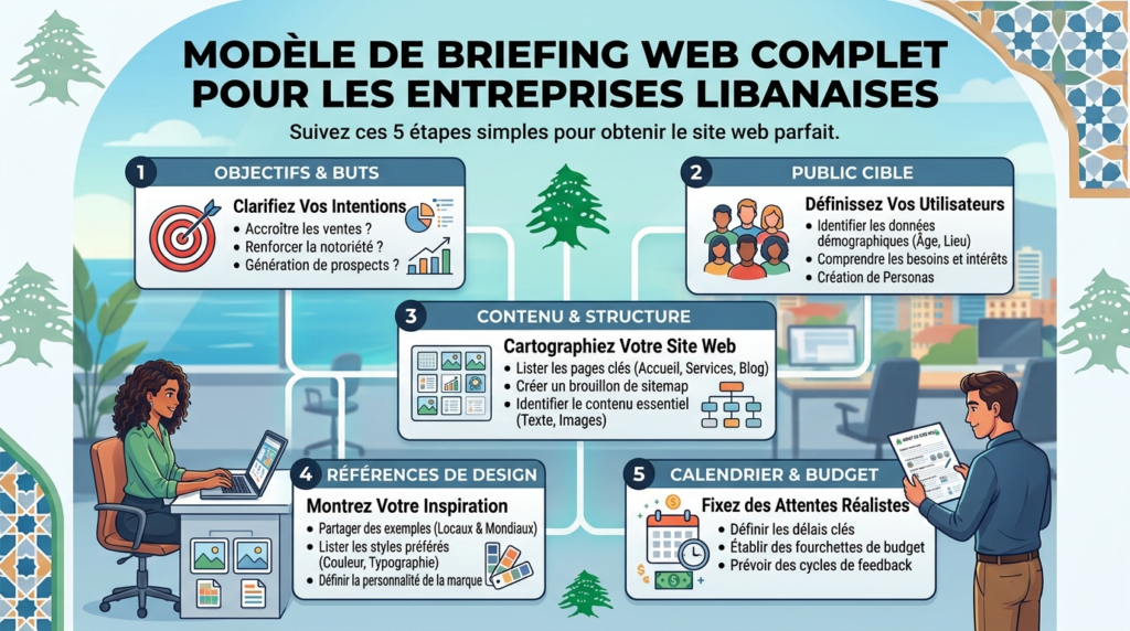 Comment Briefer une Agence de Design Web : un Modèle Pratique pour les Entreprises Libanaises