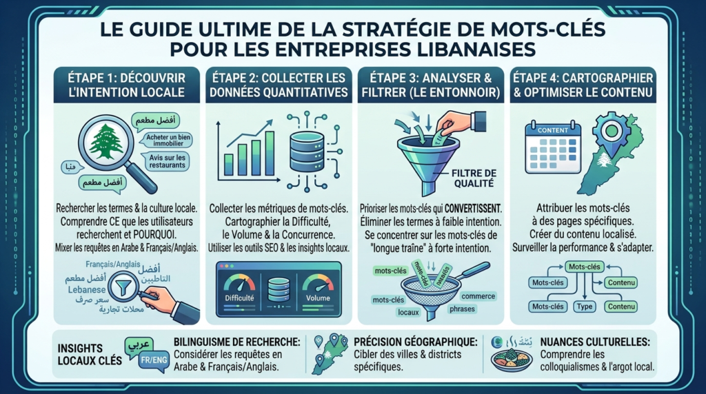 Recherche de Mots-Clés pour les Entreprises Libanaises : Termes qui Convertissent
