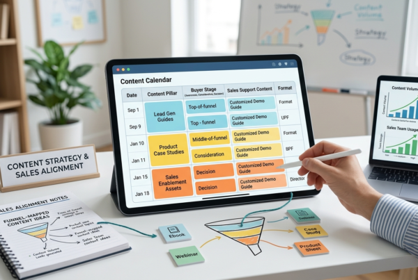 Content Marketing Strategy: A Calendar That Actually Supports Sales