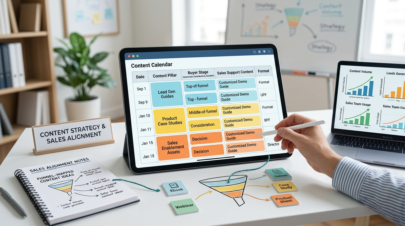 Content Marketing Strategy: A Calendar That Actually Supports Sales