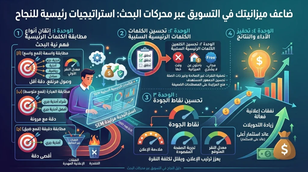 استراتيجية المزايدة في التسويق عبر محركات البحث: كيفية تجنب إهدار الإنفاق الإعلاني