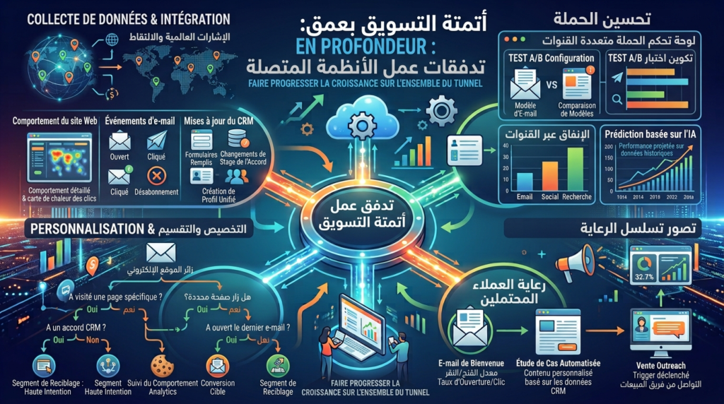 أتمتة التسويق: ربط البريد الإلكتروني وسيستم رعاية العملاء المحتملين