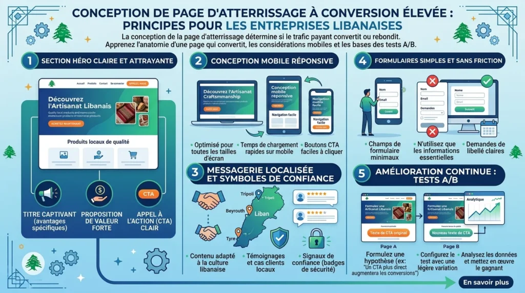 Conception de Page de Destination qui Convertit : Principes pour les Entreprises Libanaises