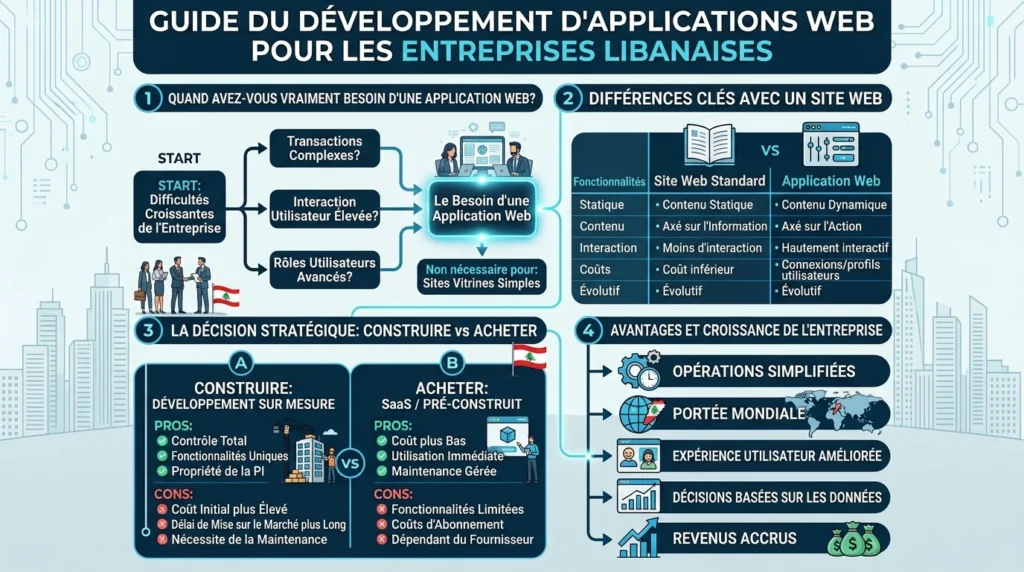Développement d'Applications Web pour les Entreprises Libanaises : Quand en Avez-Vous Vraiment Besoin