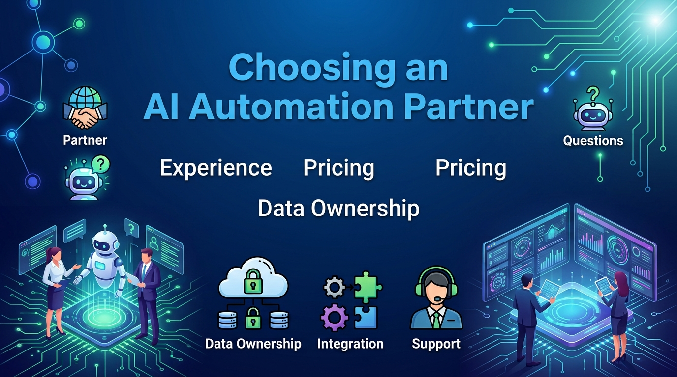 Choosing an AI Automation Partner: 12 Questions to Ask First