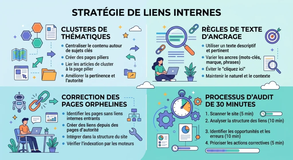 Maillage interne SEO : la méthode pour vos pages services