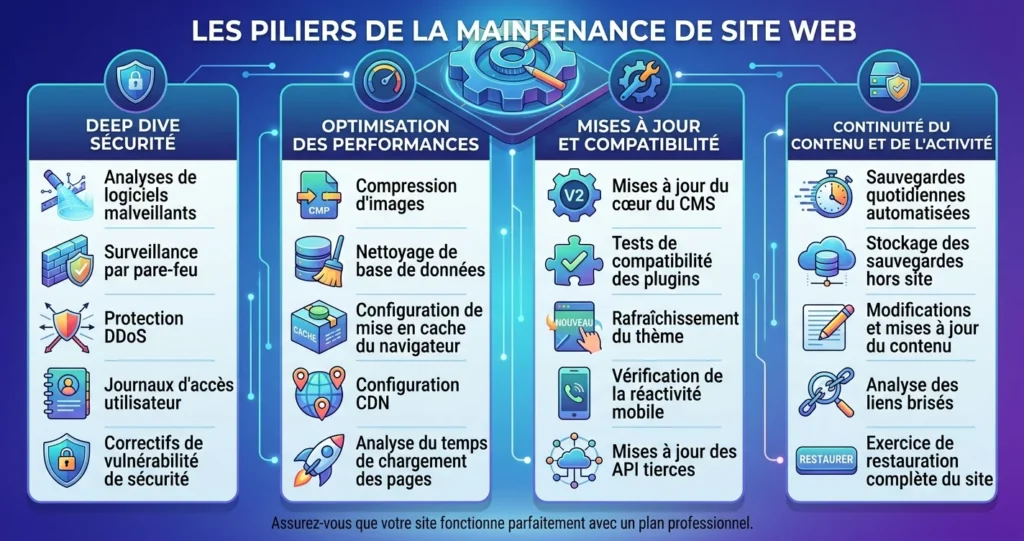 Maintenance de Site Web : Ce qu'Elle Comprend et Pourquoi Toute Entreprise a Besoin d'un Plan
